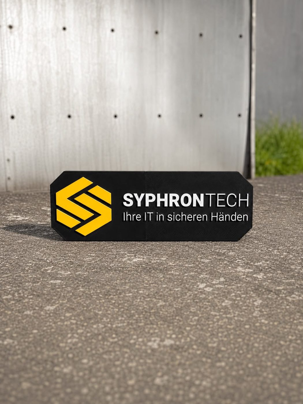 SyphronTech Logo-Schild, 3D-gedruckt